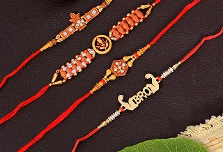 4 Rakhi Sets