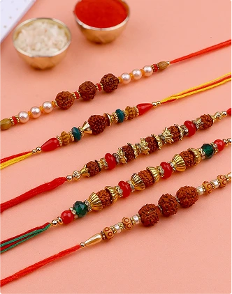 Rudraksha Rakhi Collections