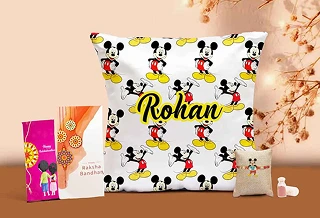 Rakhi with Cushions