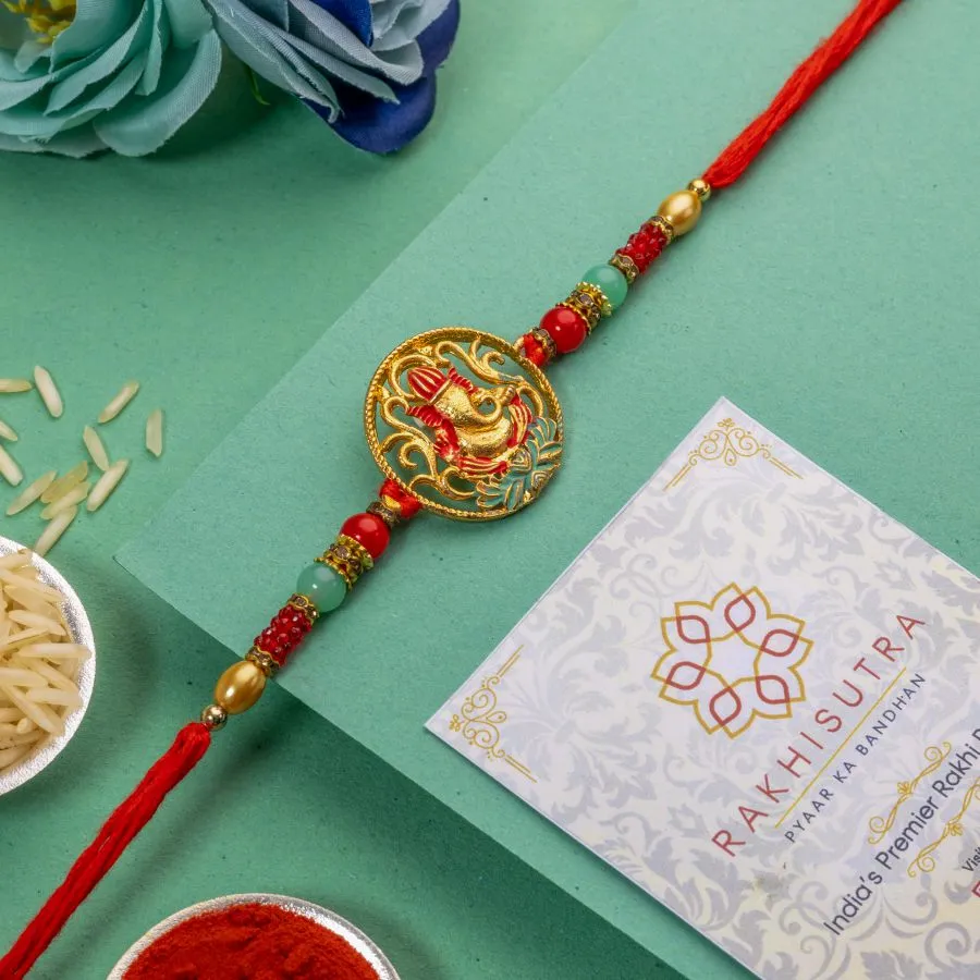 Divine Ganesha Rakhi Gift Blessing 1