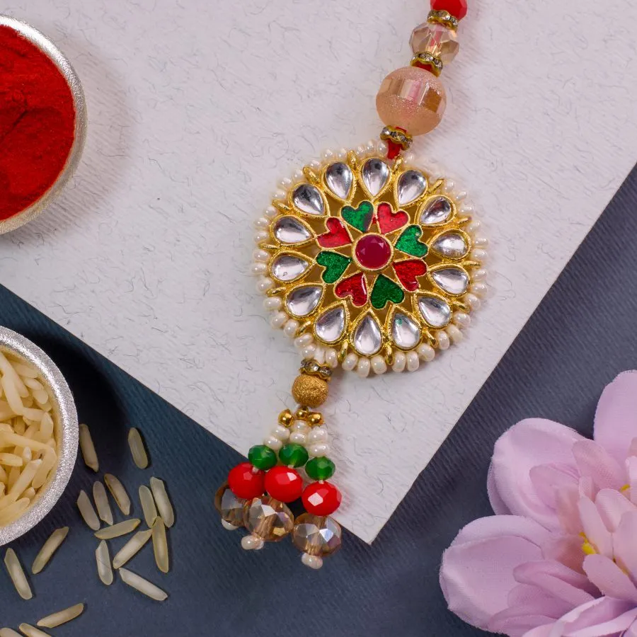 Serene Kundan Lumba Rakhi Collection 1