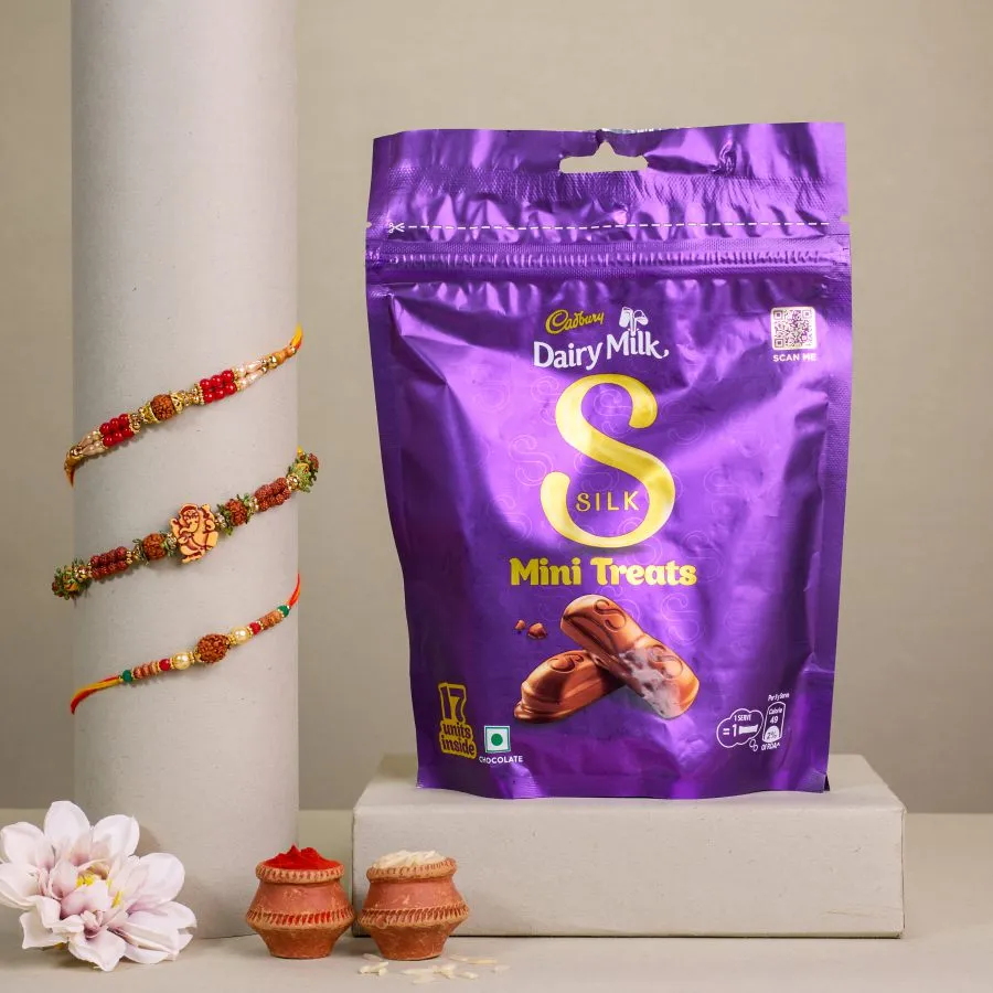 Mesmerizing Sacred Rakhi & Cadbury Combo Gift 1