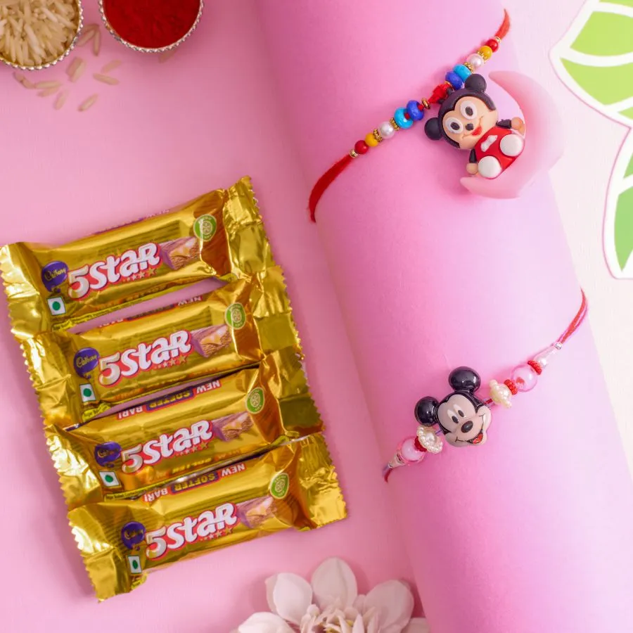 Beautiful Kids Rakhi with Chocolate Combo 1
