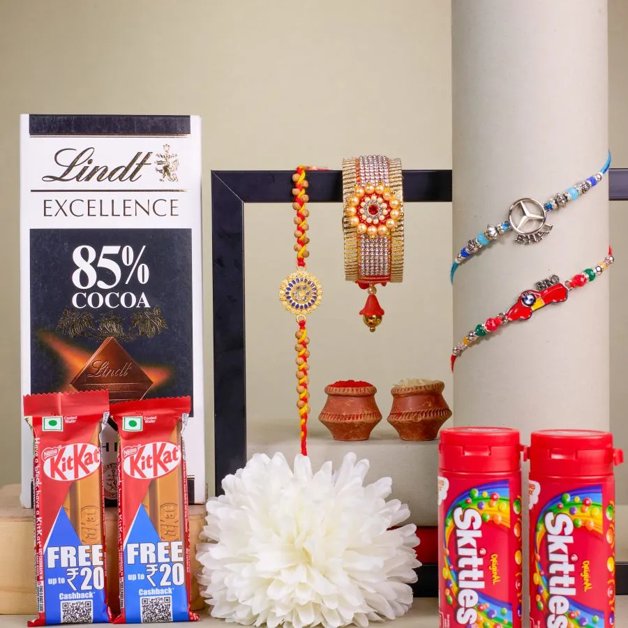 Family Love Rakhi Collection with Treats