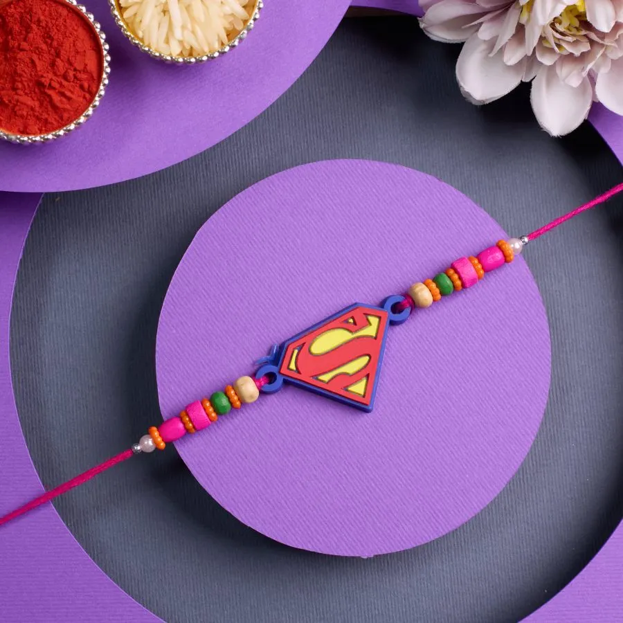 Adorable Superman Rakhi for Brothers