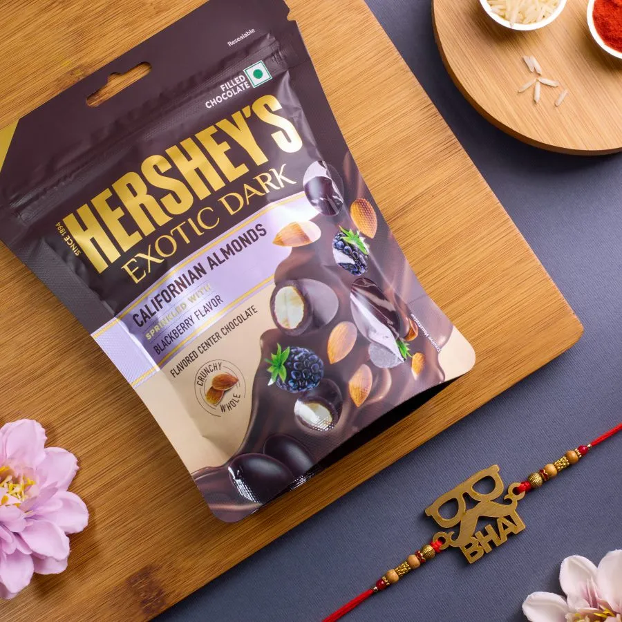Sweet Bond Bhai Rakhi With Chocolate Treat