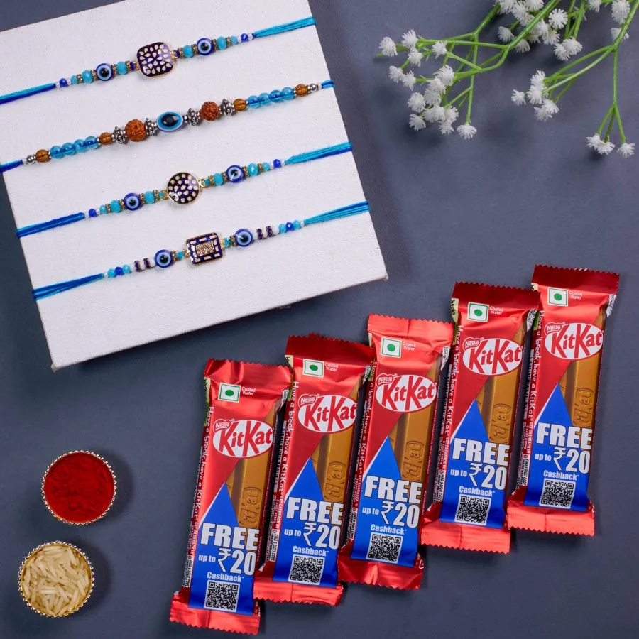 Rakhi & KitKat Combo for Brothers 1