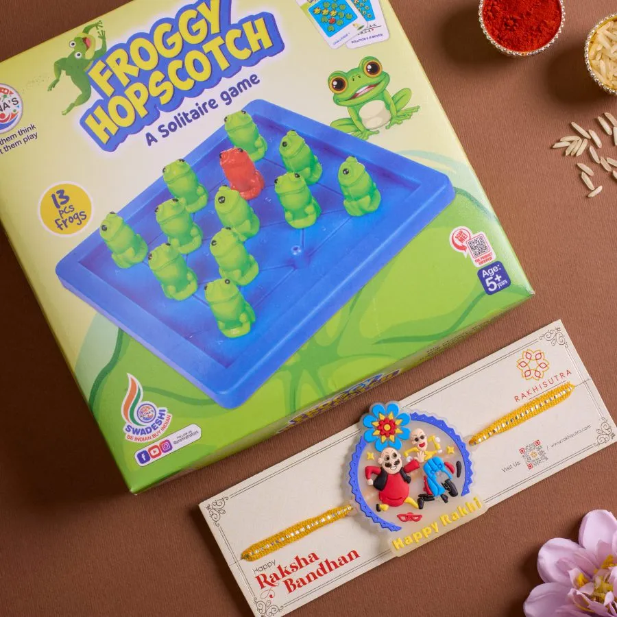 Kids Rakhi Delight with Hopscotch Game 1