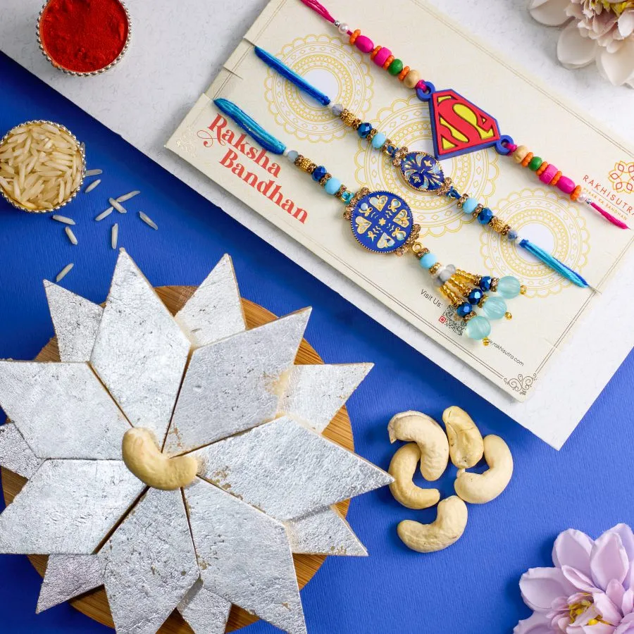 Rakhi Joy Bundle with Kaju Katli 1