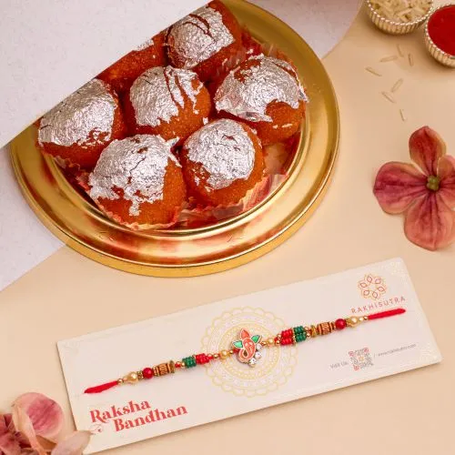Divine Ganpati Blessings Rakhi Gift 1