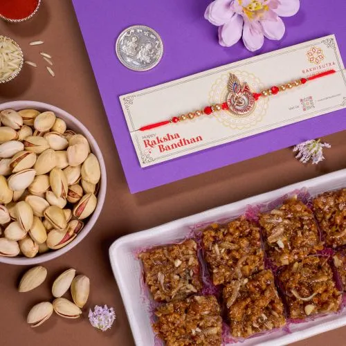 Shree Krishna Rakhi & Sweet Treats