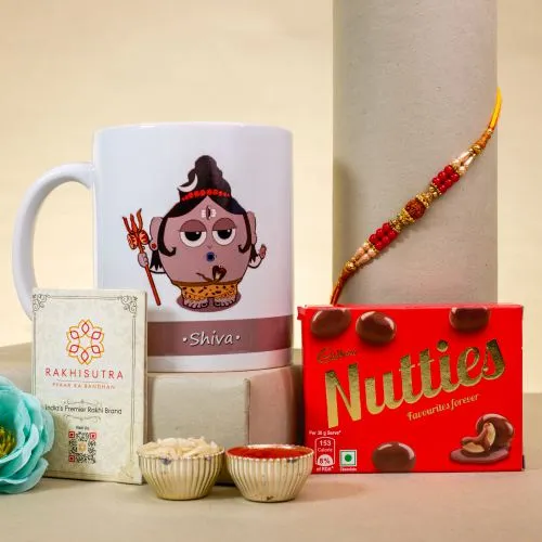Spiritual Rudraksh Rakhi & Gifts Set