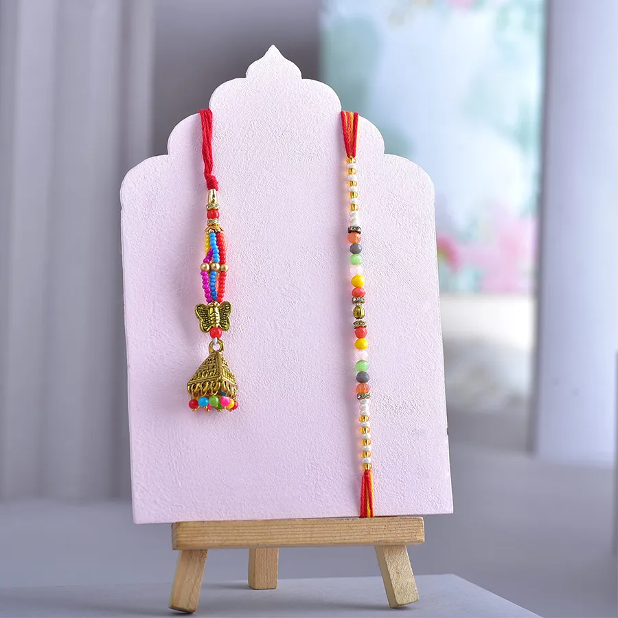 Graceful Bhaiya Bhabhi Rakhi Gift 1