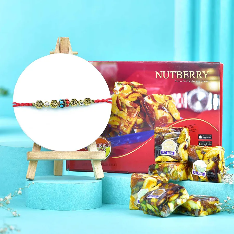Nutberry Treats & Rakhi Combo 1