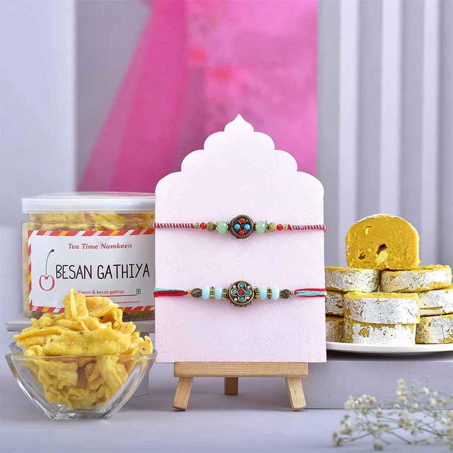 Festive Rakhi & Treats Ensemble 1