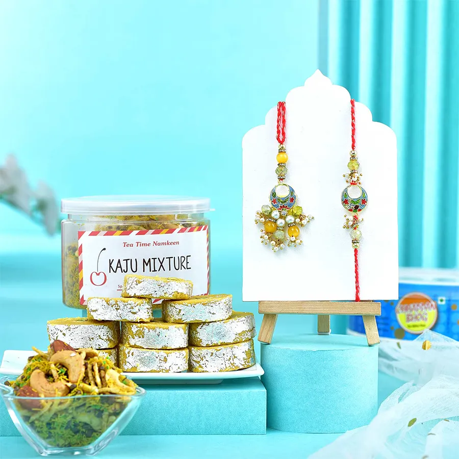 Rakhi Love & Gourmet Treats Combo 1