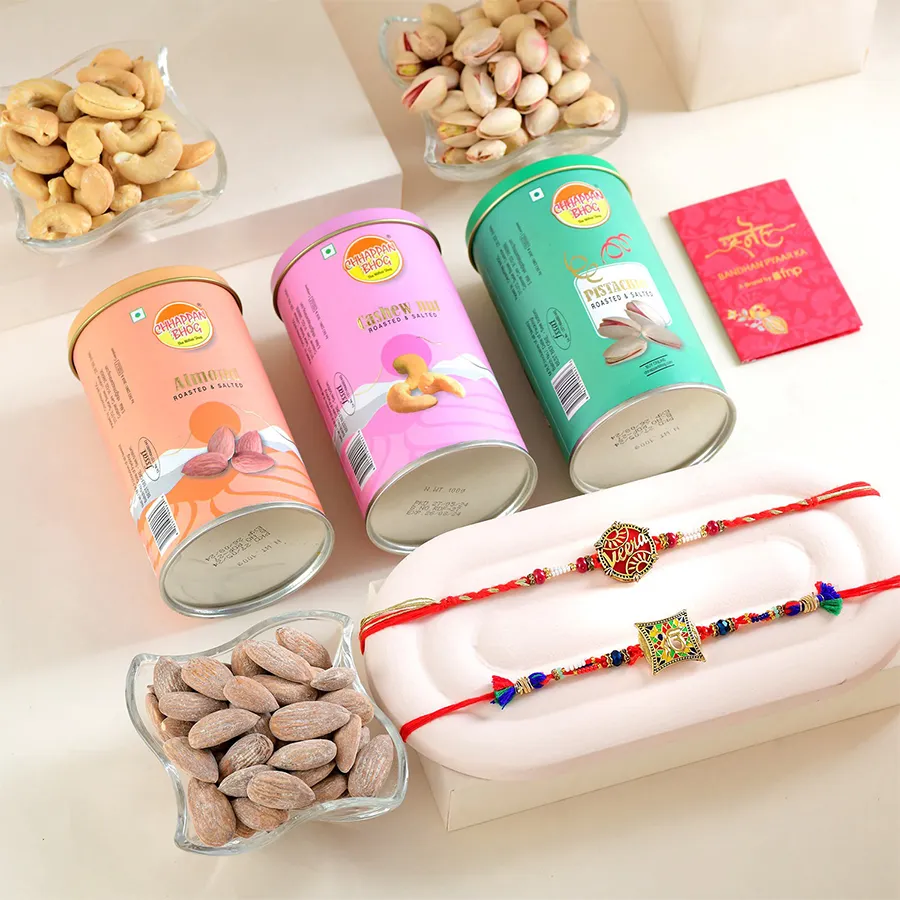 Nutty Rakhi Celebration Gift Box 1