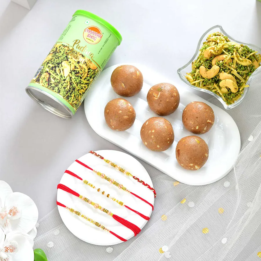 Traditional Rakhi & Treats Gift 1