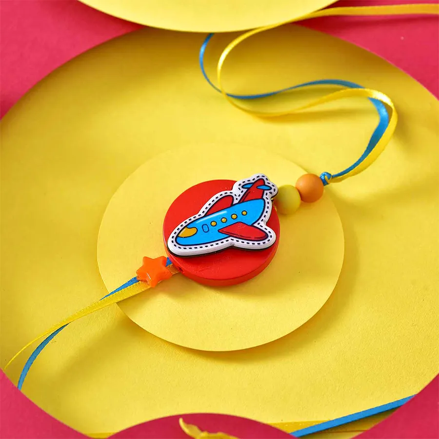 Fun Aeroplane Ride Kids Rakhi Pack 1