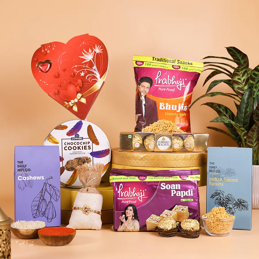 Premium Rakhi Treats Gift Hamper 1