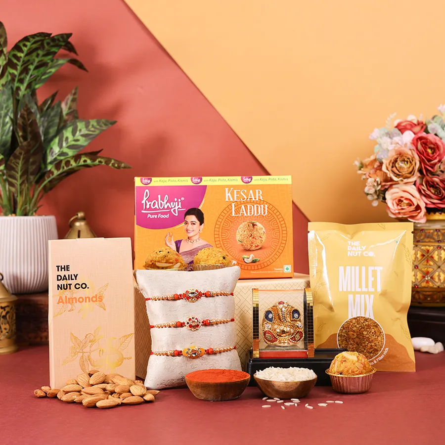 Divine Rakhi Celebration Gift Hamper 1