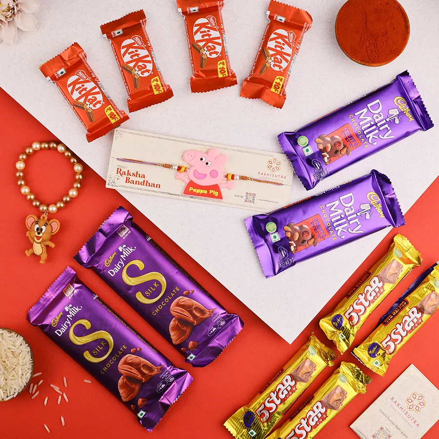 Kids' Chocolate Delight Rakhi Box 1