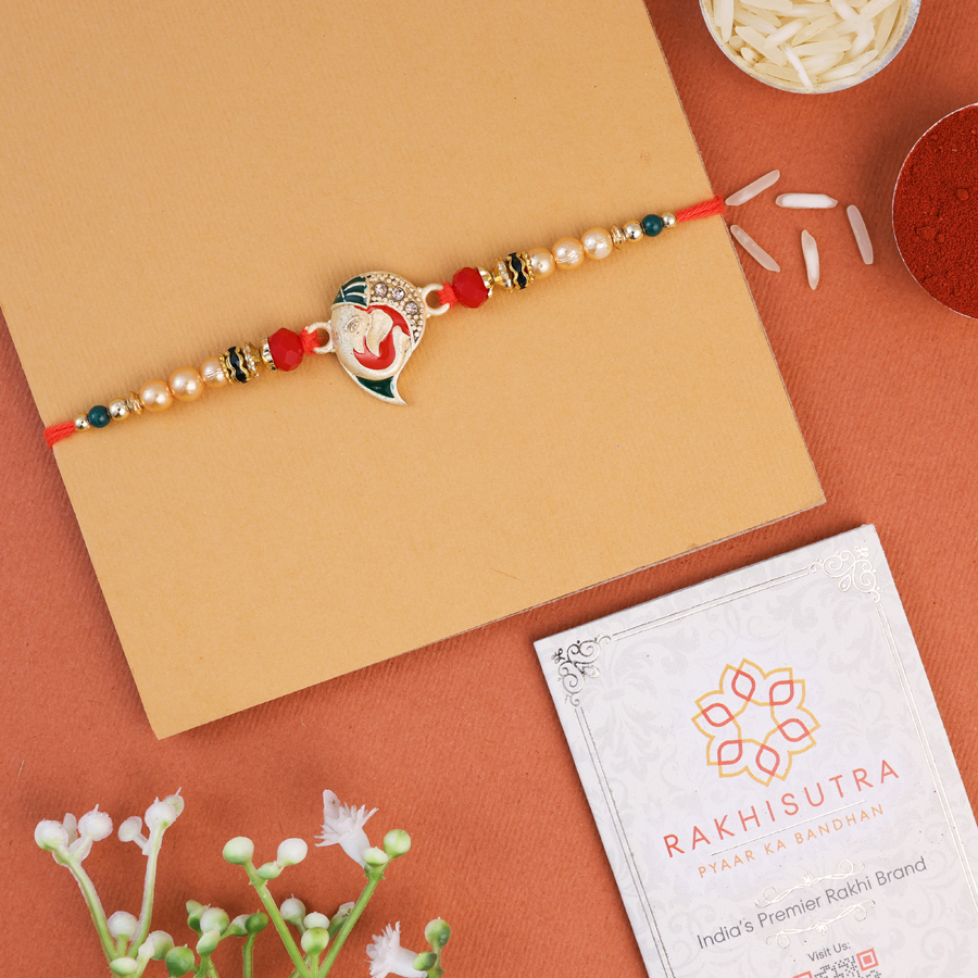 Divine Ganesh Rakhi set for Raksha Bandhan 1