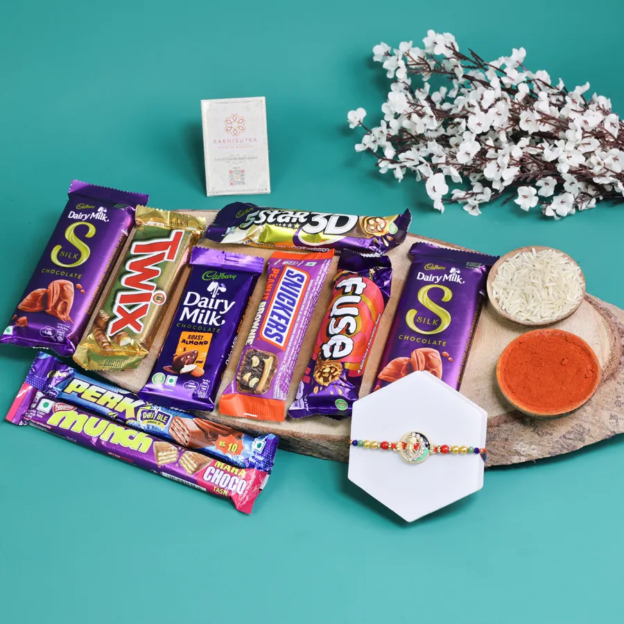 Ganesh Rakhi & Chocolate Bliss 1