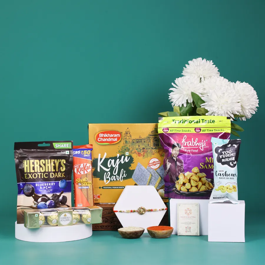 Sacred Ganesh Rakhi Delight Box 1